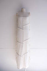 rib ribbon long dress