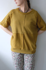 swedish rib patchwork t-shirts