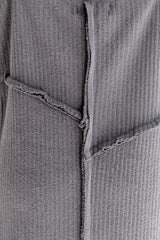 rib ribbon long dress