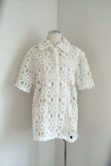 crochet lace shirt
