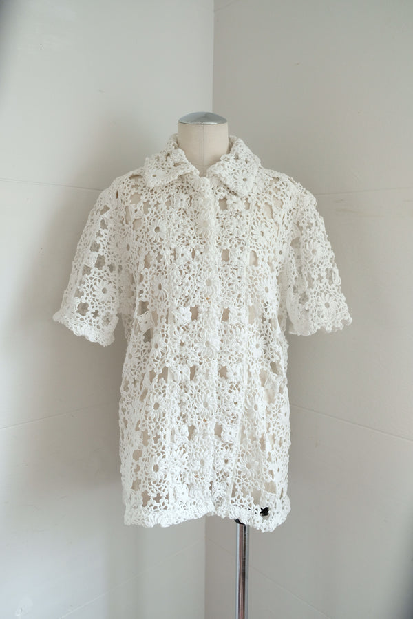 crochet lace shirt