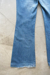 denim flare pants