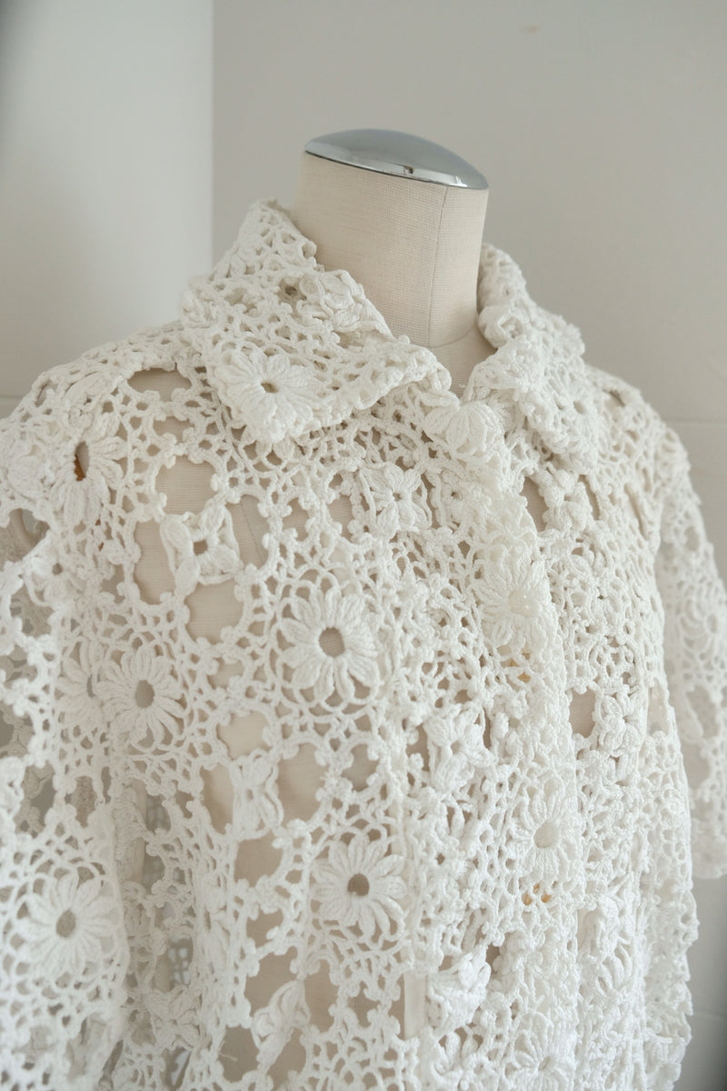 crochet lace shirt