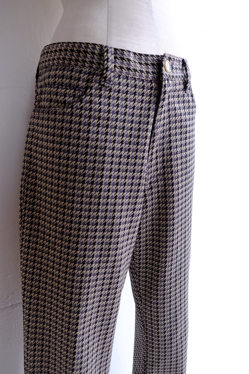 houndstooth pattern pants