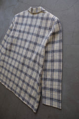 plaid tailored jacket