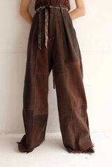 tuck wide pants /M
