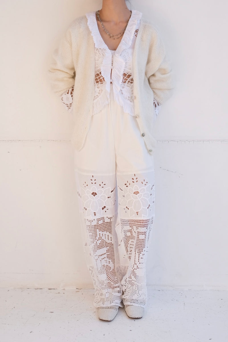crochet lace pants