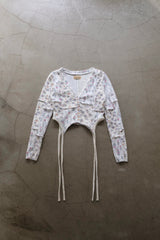 vintage floral gater cardigan