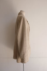 linen tailored jacket