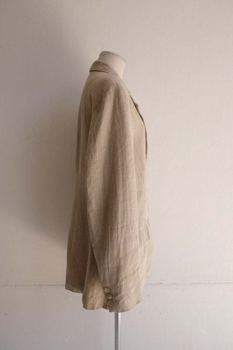 linen tailored jacket
