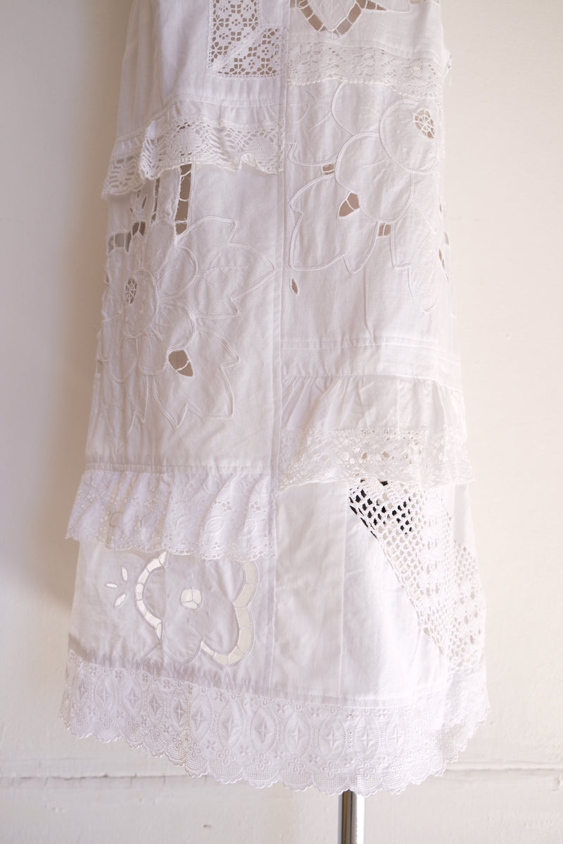 cutwork lace camisole dress