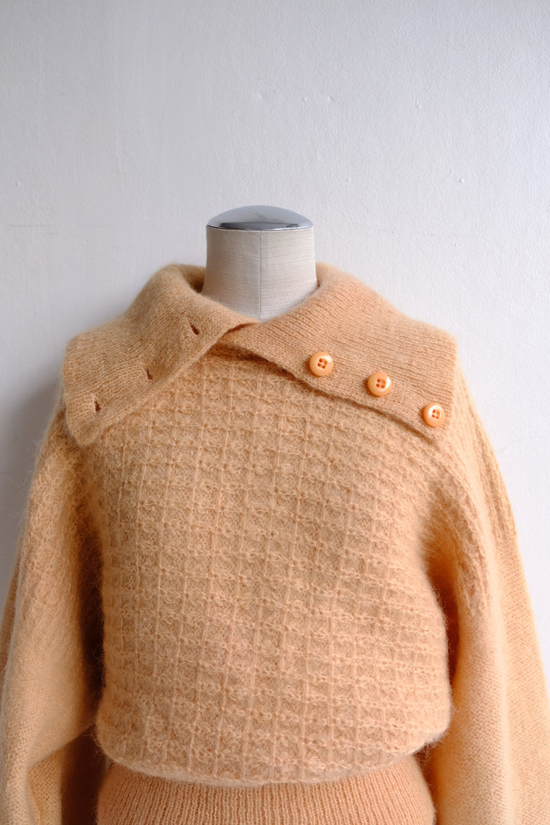 mohair turtleneck knit