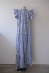 stripe frill dress