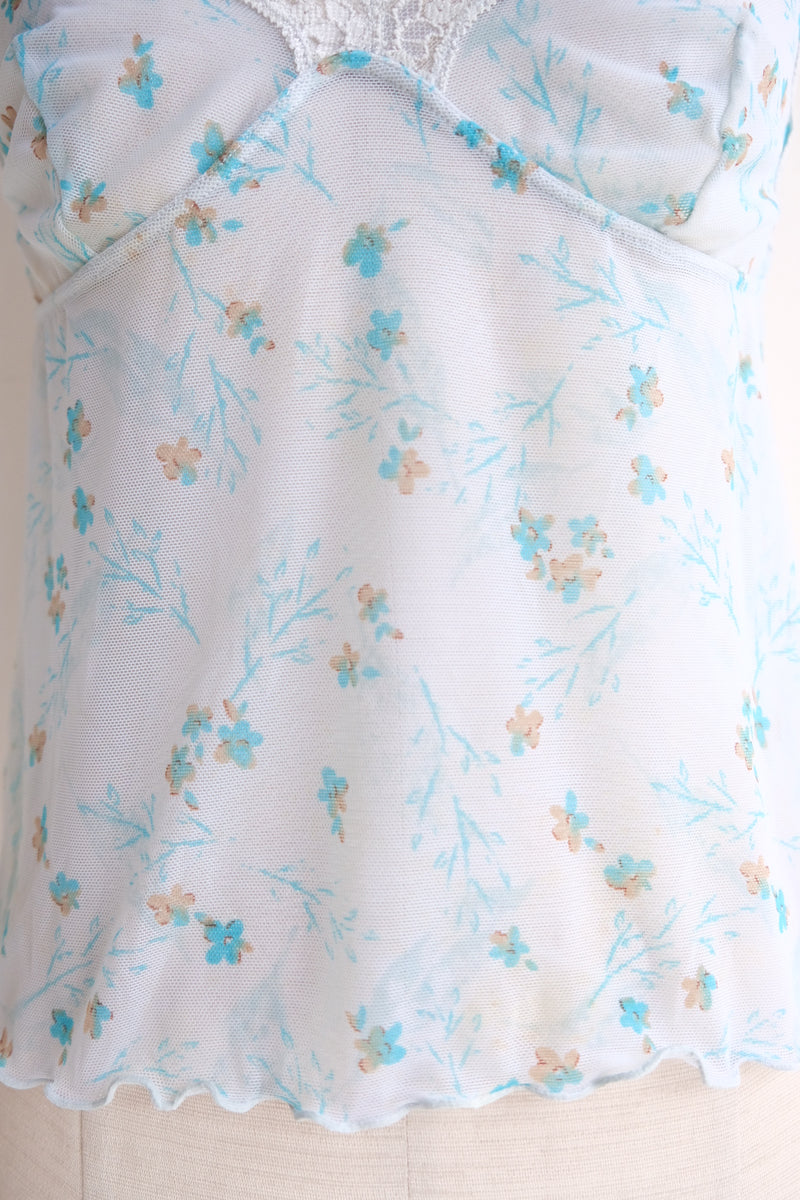 slip flower camisole