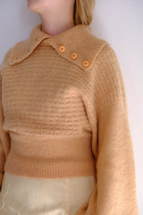 mohair turtleneck knit