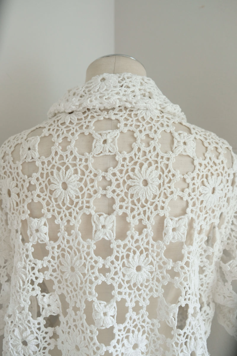 crochet lace shirt