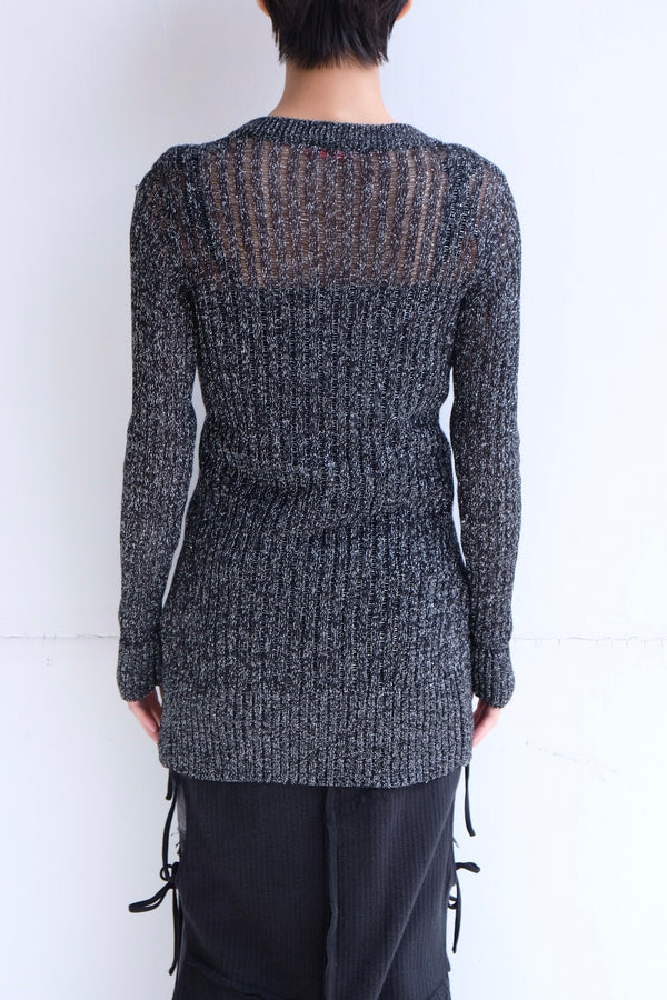 knit long sleeve cardigan