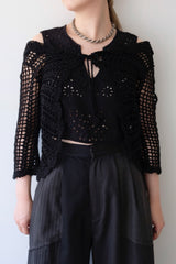 crochet lace cardigan
