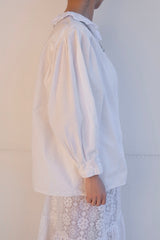 frill collar  blouse