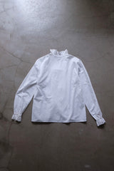 cotton lace trimmed blouse