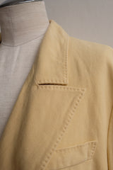 cotton linen tailored jacket