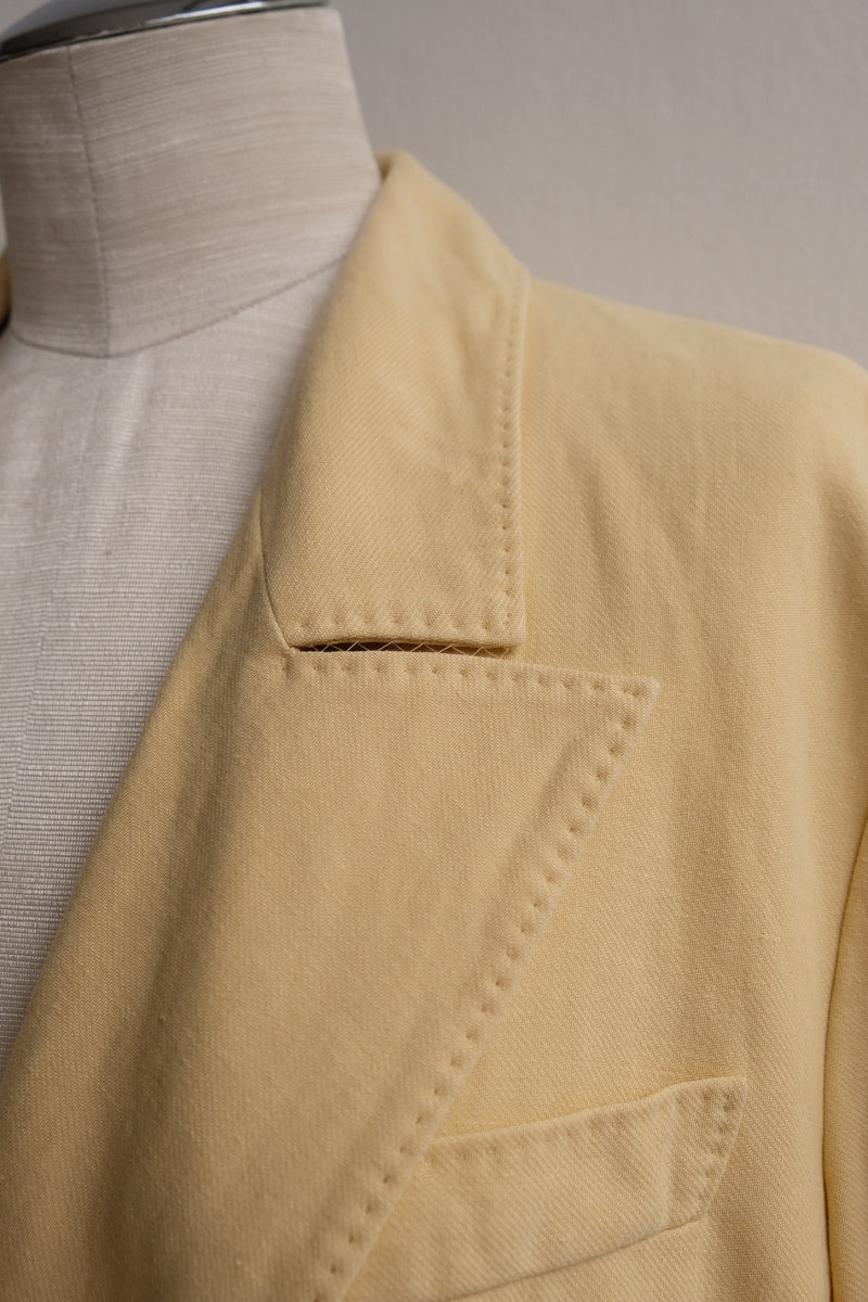 cotton linen tailored jacket