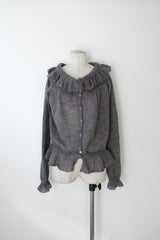 mohair knit cardigan