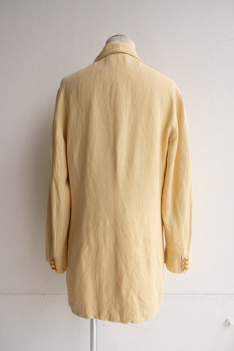 cotton linen tailored jacket