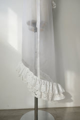 silk organdy lace dress