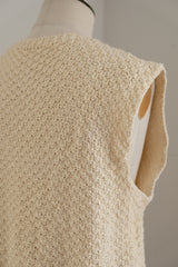 no sleeve knit vest