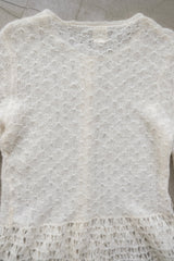 mohair knit cardigan