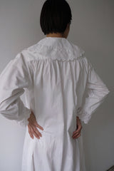 antique frill collar night long dress