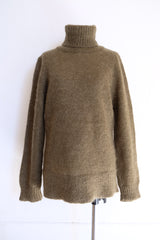 mohair turtleneck knit