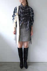 check shirring shirt