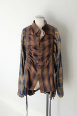 check shirring shirt