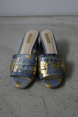 denim sandal