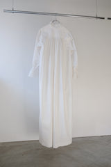 antique lace collar  night long dress