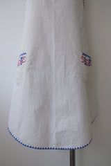 euro cotton apron dress