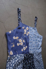 flower rayon long dress