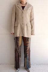 linen tailored jacket