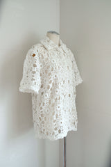 crochet lace shirt