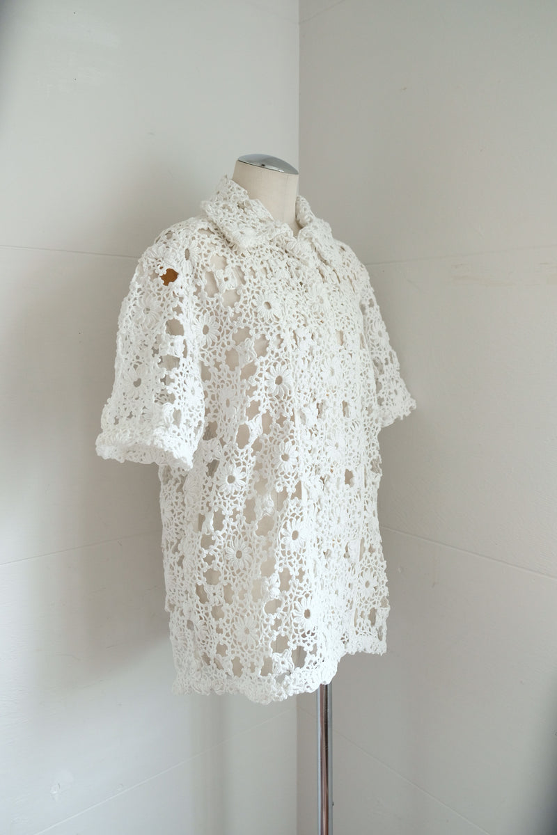 crochet lace shirt