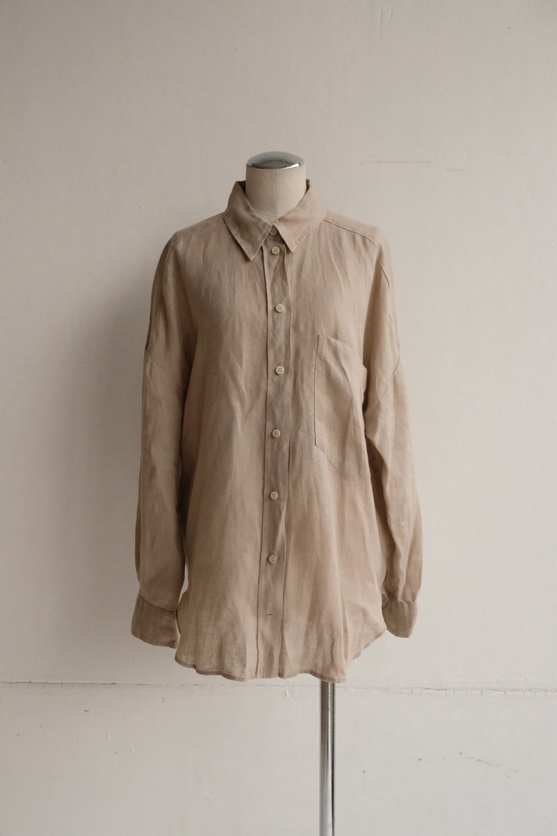 long sleeve linen shirt