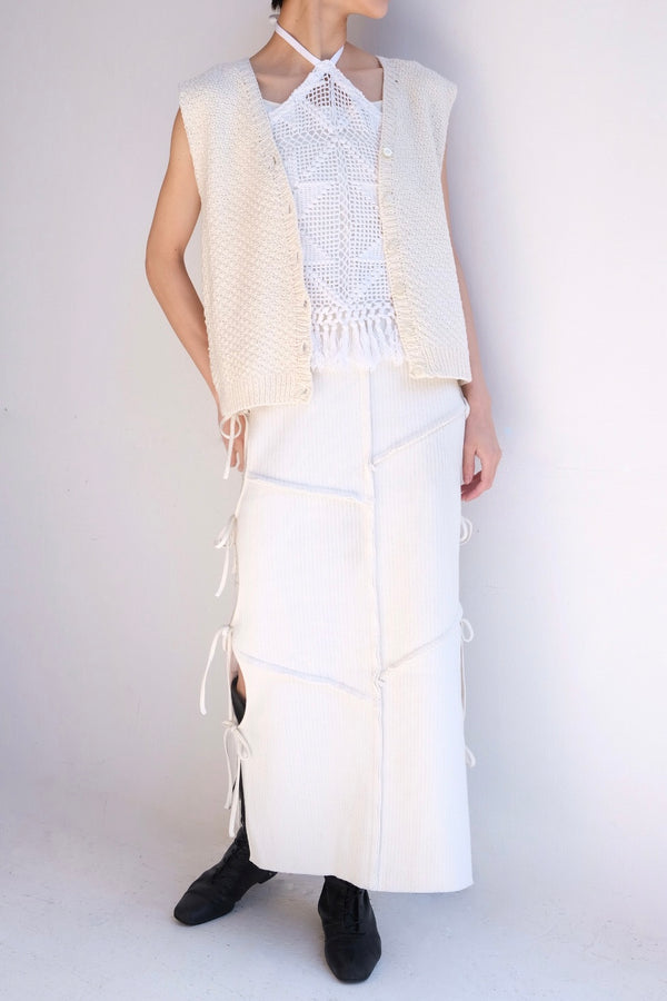 no sleeve knit vest