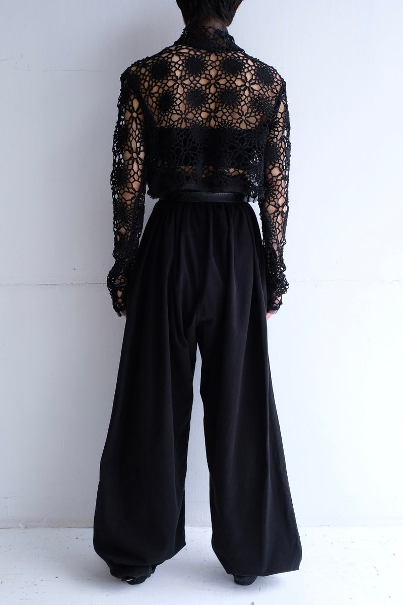 black snow pants