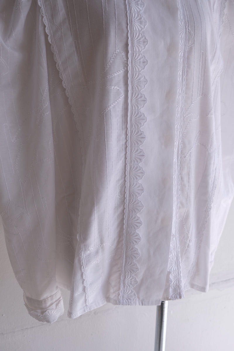 cotton embroidery blouse