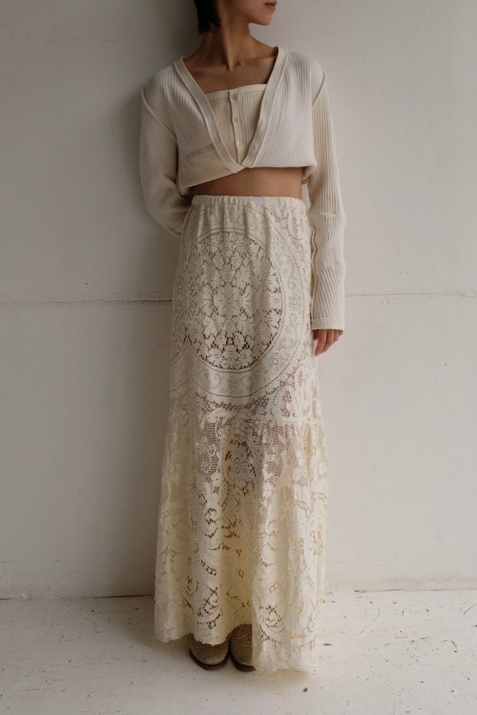 lace long skirt