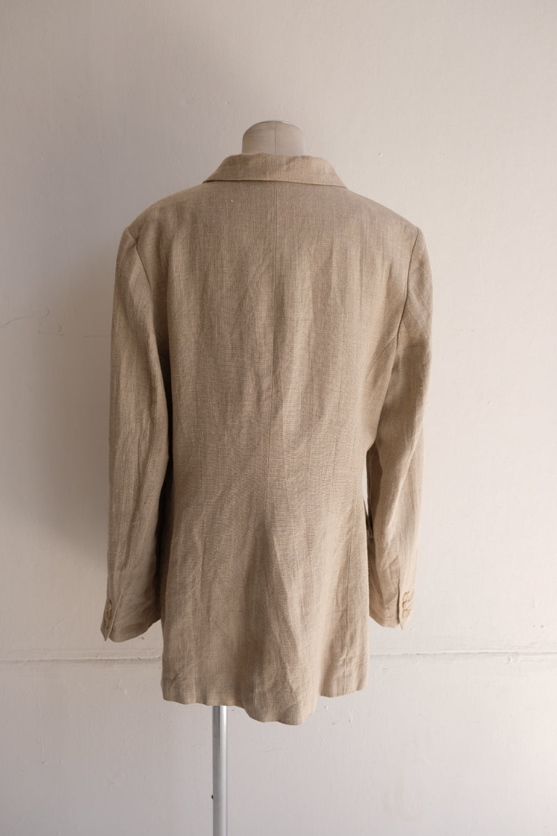 linen tailored jacket