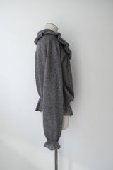 mohair knit cardigan
