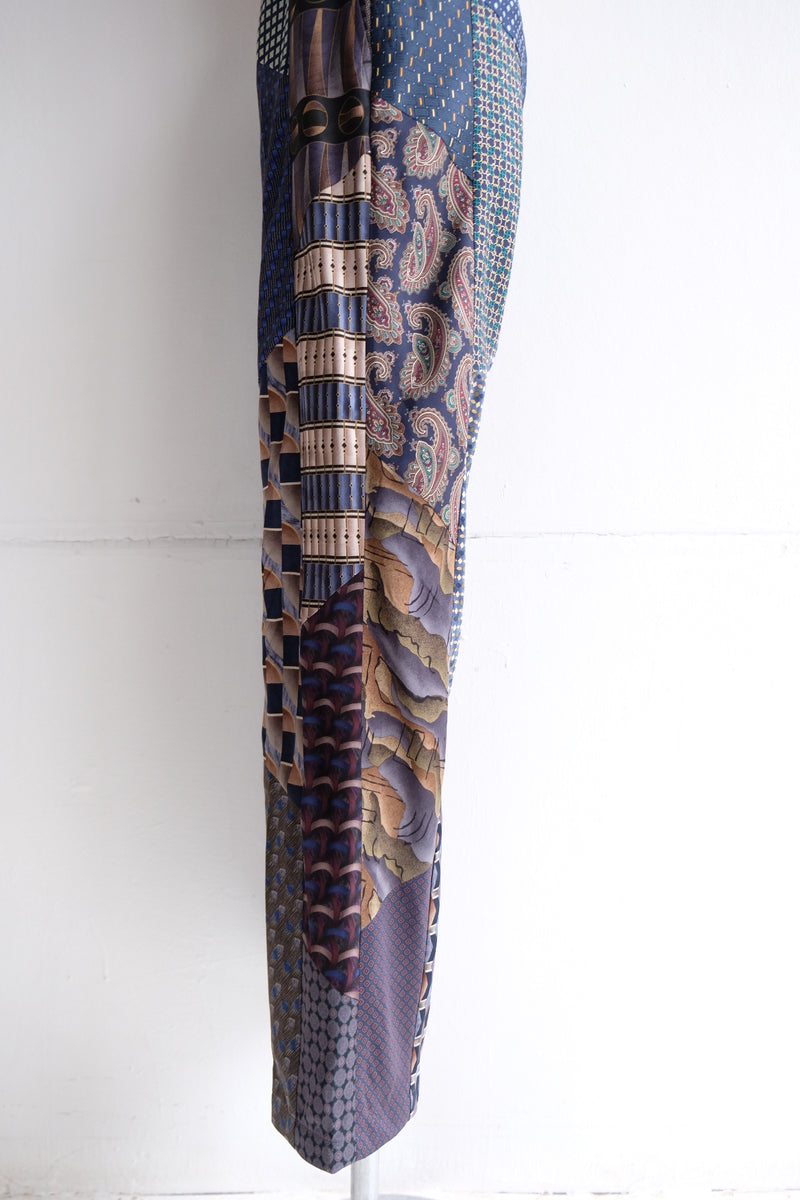 tie patchwork easy pants